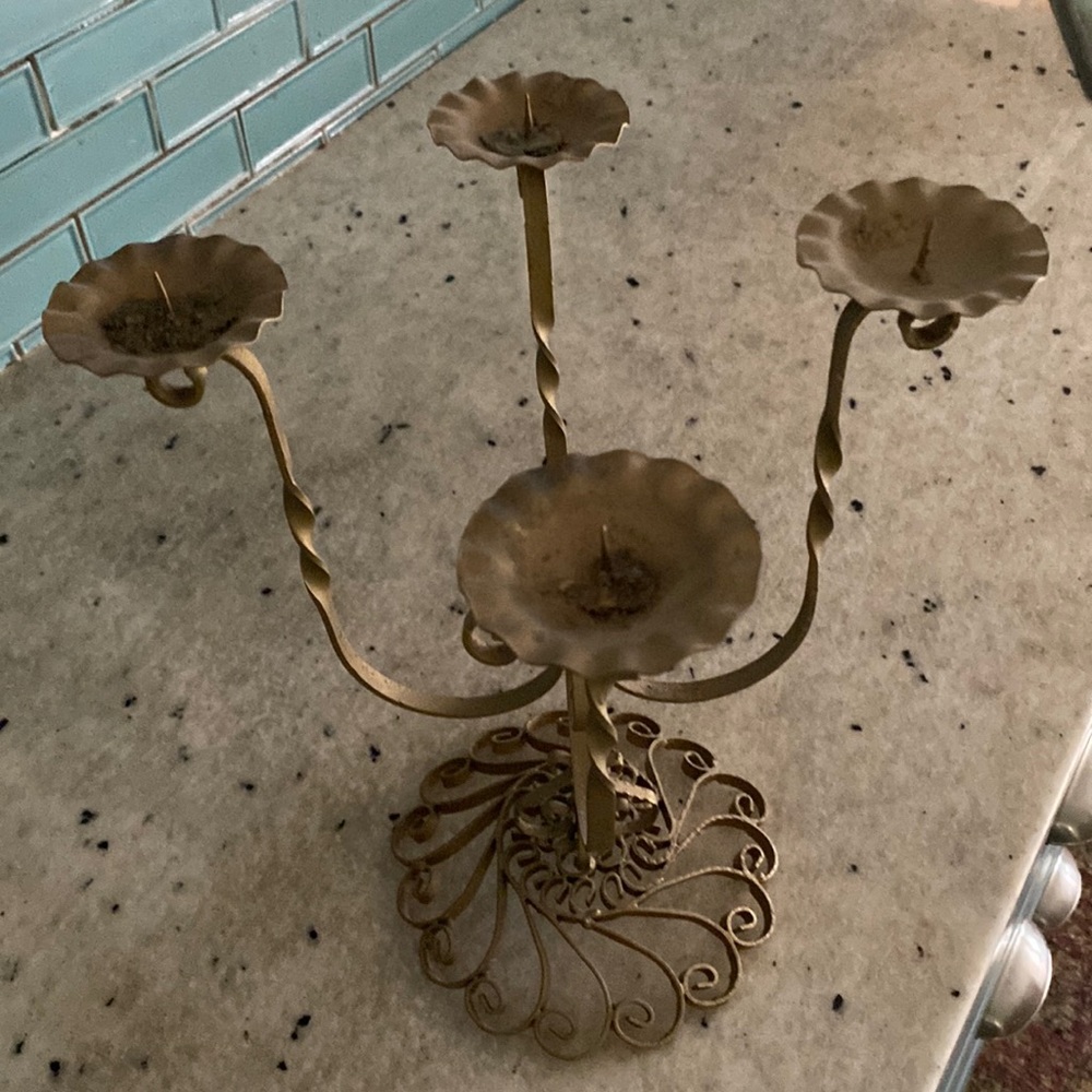 Metal candelabra